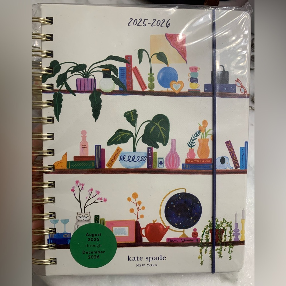 Kate Spade Charmed Library August 2025-December 2026 Planner